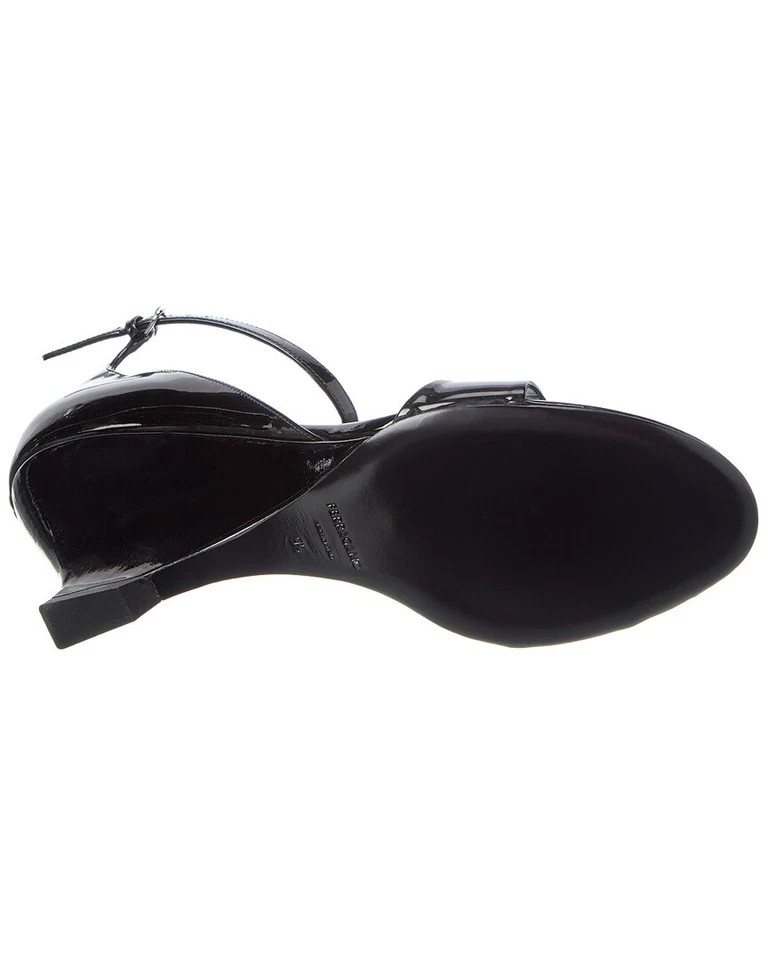 Sandalia de cuña Ferragamo Vidette charol para mujer negra 9,5 Foto 4 de 4