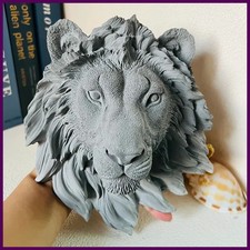 Stampo decorazione parete testa di animale leone testa di lupo decorazione soggiorno intonaco silicone