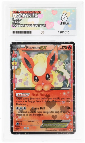 Flareon-EX graded ACE 6 for sale on eBay