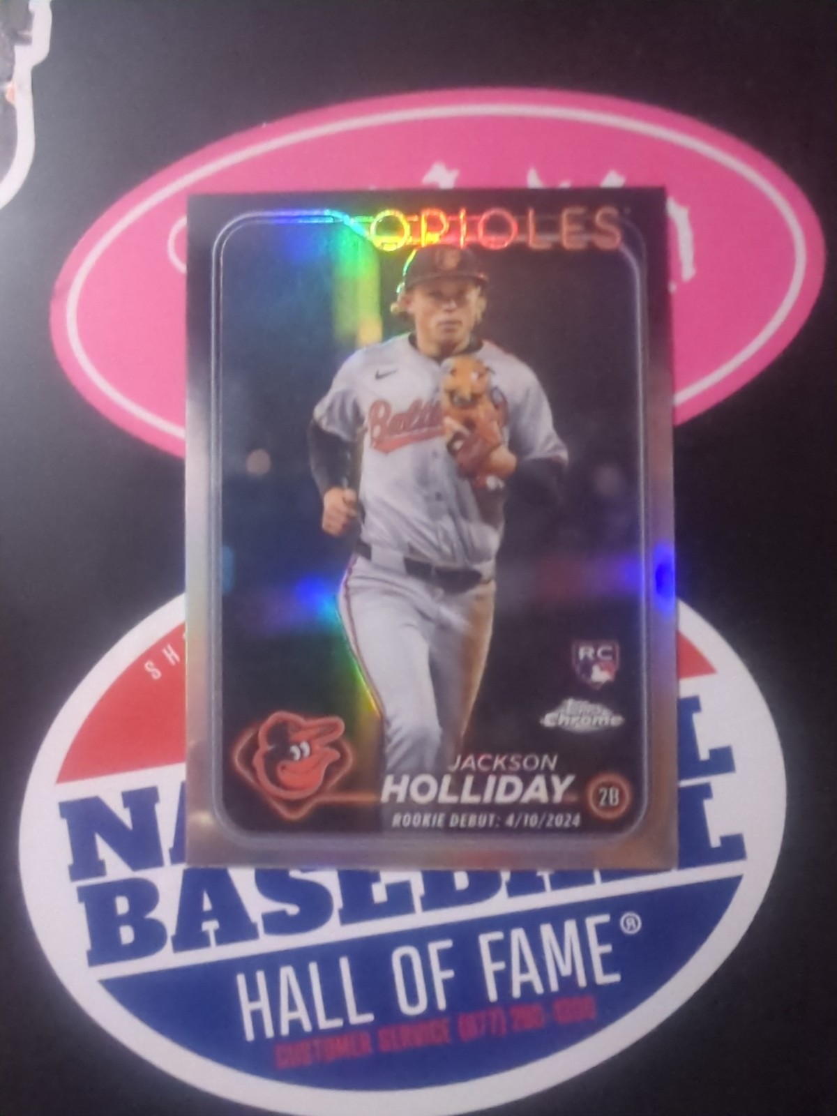 2024 Topps Chrome Update Series Rookie Debut Jackson Holliday #USC89 Refractor