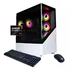 CyberPowerPC - Gaming Desktop - AMD Ryzen 7 9700X - NVIDIA GeForce RTX 5060 T...