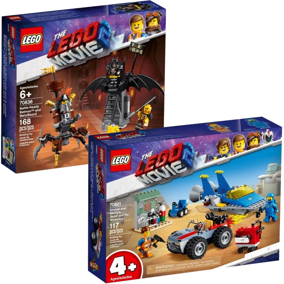 LEGO® SET 70821 + 70836 THE LEGO® MOVIE 2 Batman + EisenBart Space Werkstatt - Bild 1 von 4
