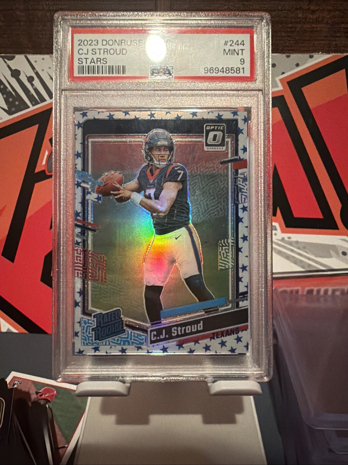 2023 Panini Donruss Optic - Rated Rookie C.J. Stroud #244 Stars Prizm (RC)
