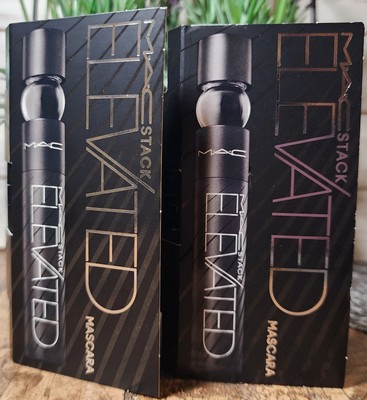 2x MAC Stack ELEVATED Mascara 3ml each Travel Size NIC
