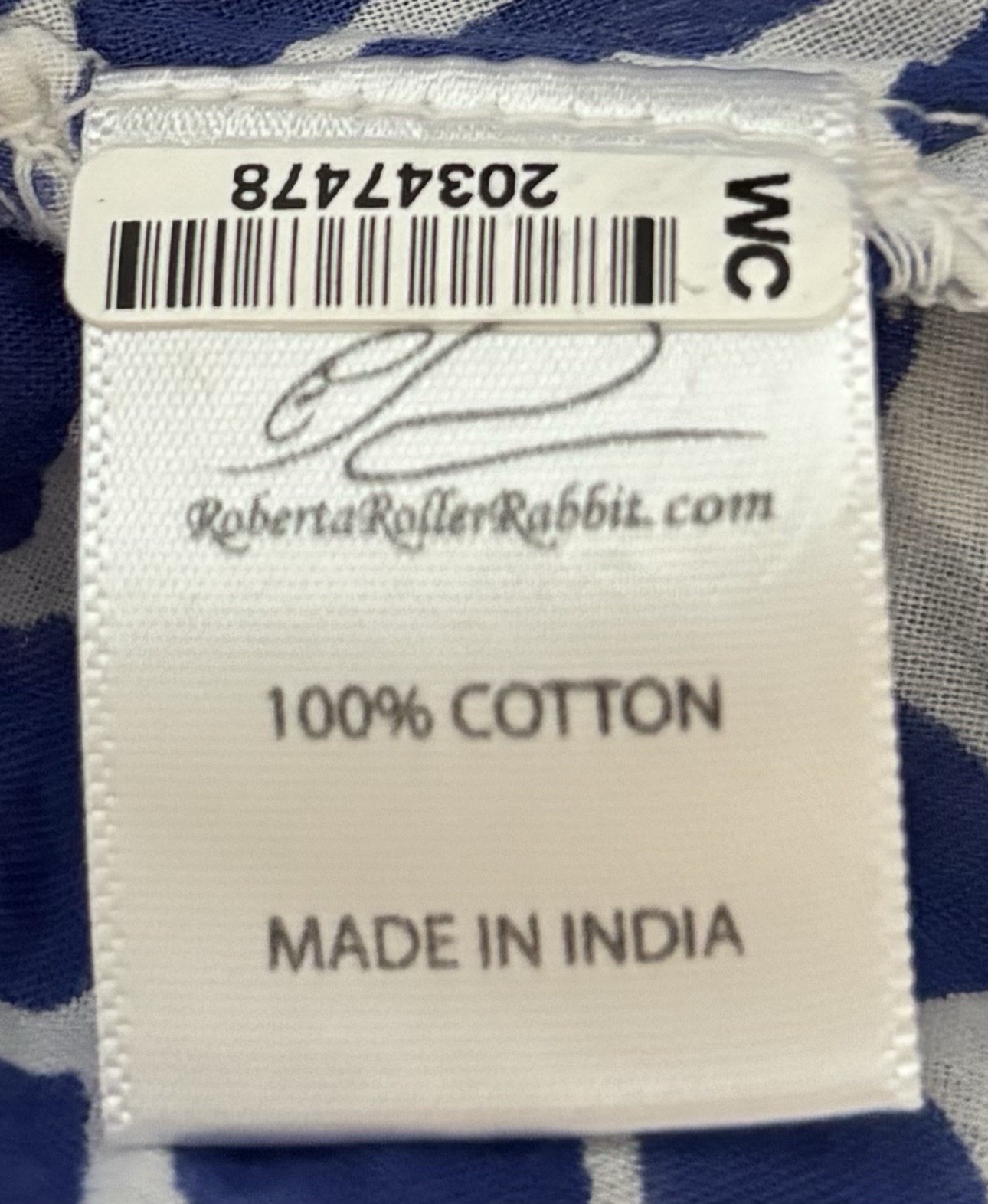 Roberta Roller Rabbit Button Up Tunic Blouse Flor… - image 13