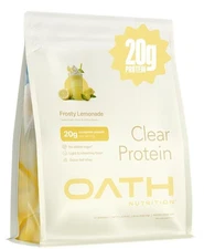 Oath Nutrition Clear Whey Isolate Protein Powder, Frosty Lemonade, 20g Comple...