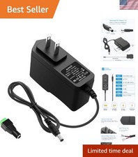 12W Universal AC Adapter 100-240V for 12V Devices - Lightweight and Safe