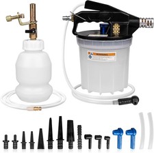 3l Vacuum Brake Bleeder Kit One-person Pneumatic Brake Fluid Flush Kit 16 Adapte