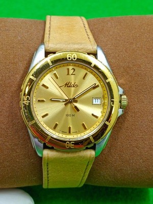 vintage Mido watch Date Indicator Quartz