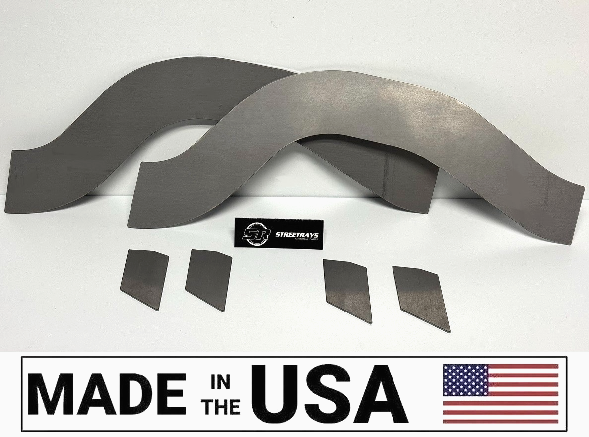[SR] Rear Steel Frame Notching Notch Kit Weld-on 1978-1988 GM Chevy Olds G-Body