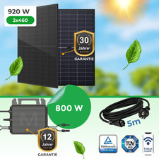 Balkonkraftwerk 920W Set mit Marstek 800W Wechselrichter-bifacial …