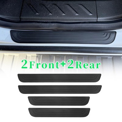 For Nissan 4Pcs Anti-Scratch Door Sill Protector Self-Adhesive Threshold Guards