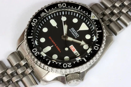 Seiko classic 7S26-0020 SKX007 WP automatic scuba diver's watch