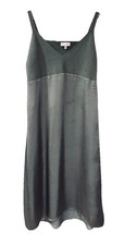 Koko + Mason Green Knit And Satin Maxi Dress Sleeveless XL