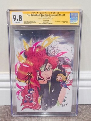 Free Comic Book Day 2022: Avengers/X-Men #1 CGC 9.8 Peach Momoko Variant SIGNED