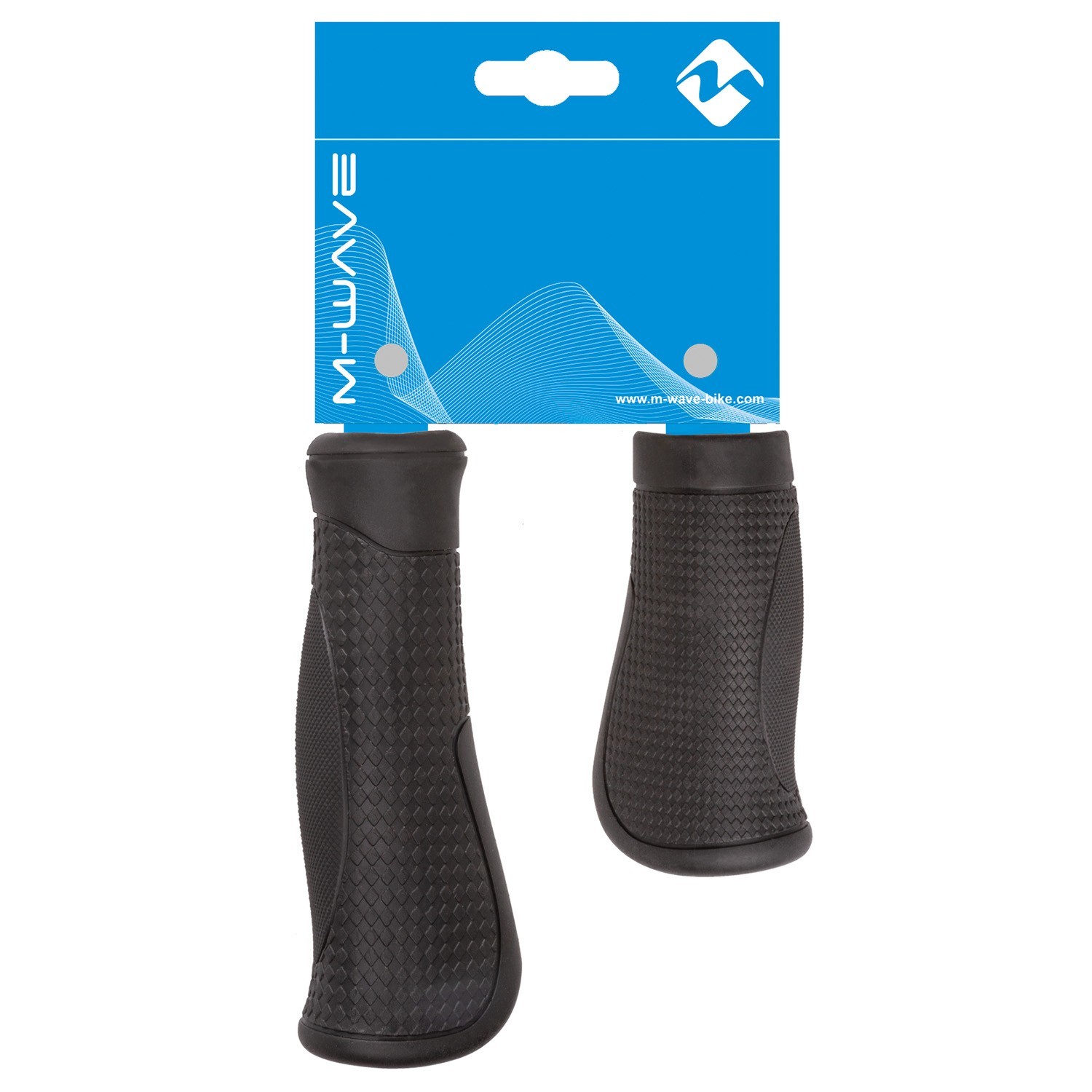 M-WAVE Cloud Base 2S Bicycles Grips 130mm and 95mm