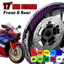 For Diavel Carbon Dark Strada 11-19 17 inch Wheel Rim Stickers Line GP02