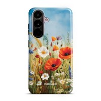 HandyhüLle FüR Galaxy A37 5G Mobiwear Case Cover SchutzhüLle Etui Wiesenblumen