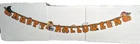 Vintage Amscan Happy Halloween Banner Witch/blk.cat / Ghost, Vulture Etc