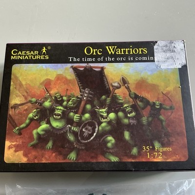 Caesar Miniatures Fantasy Orc Warriors Figuren Maßstab 1:72 Set #106.