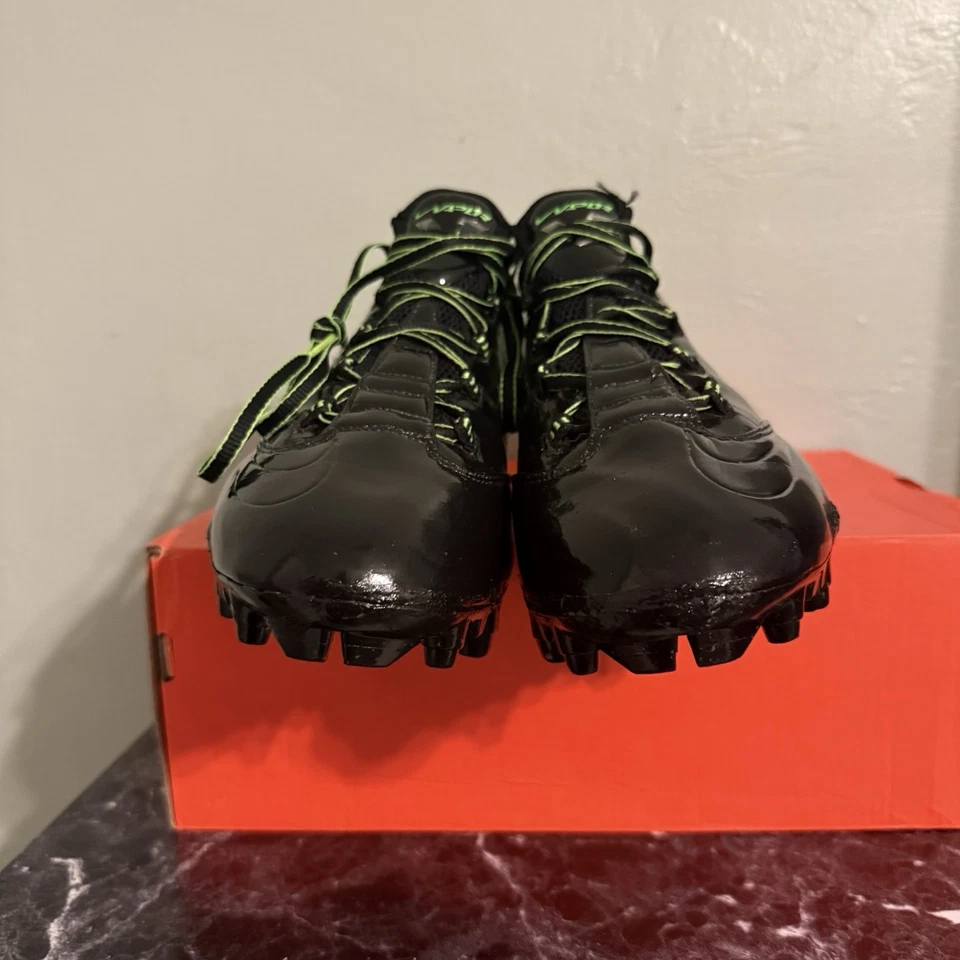 Nike Zoom Vapor Carbon Fly TD Football Cleats SZ13 CUSTOM BLACK EXCELLENT COND - Image 3 of 4