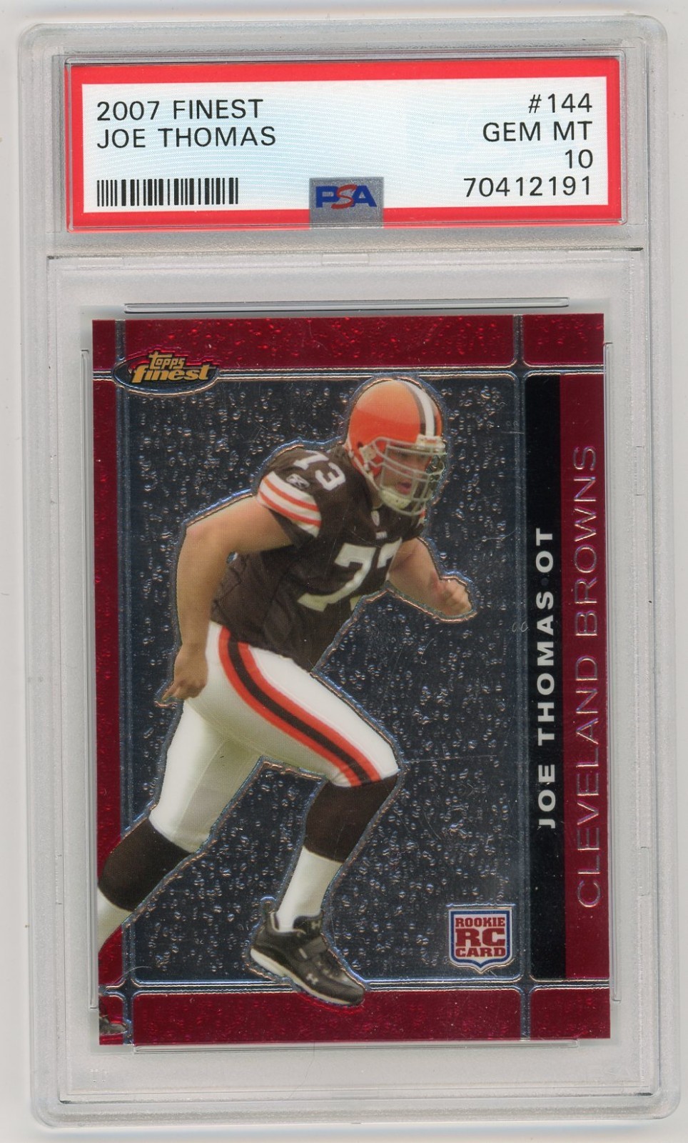 Joe Thomas Finest #144 Base