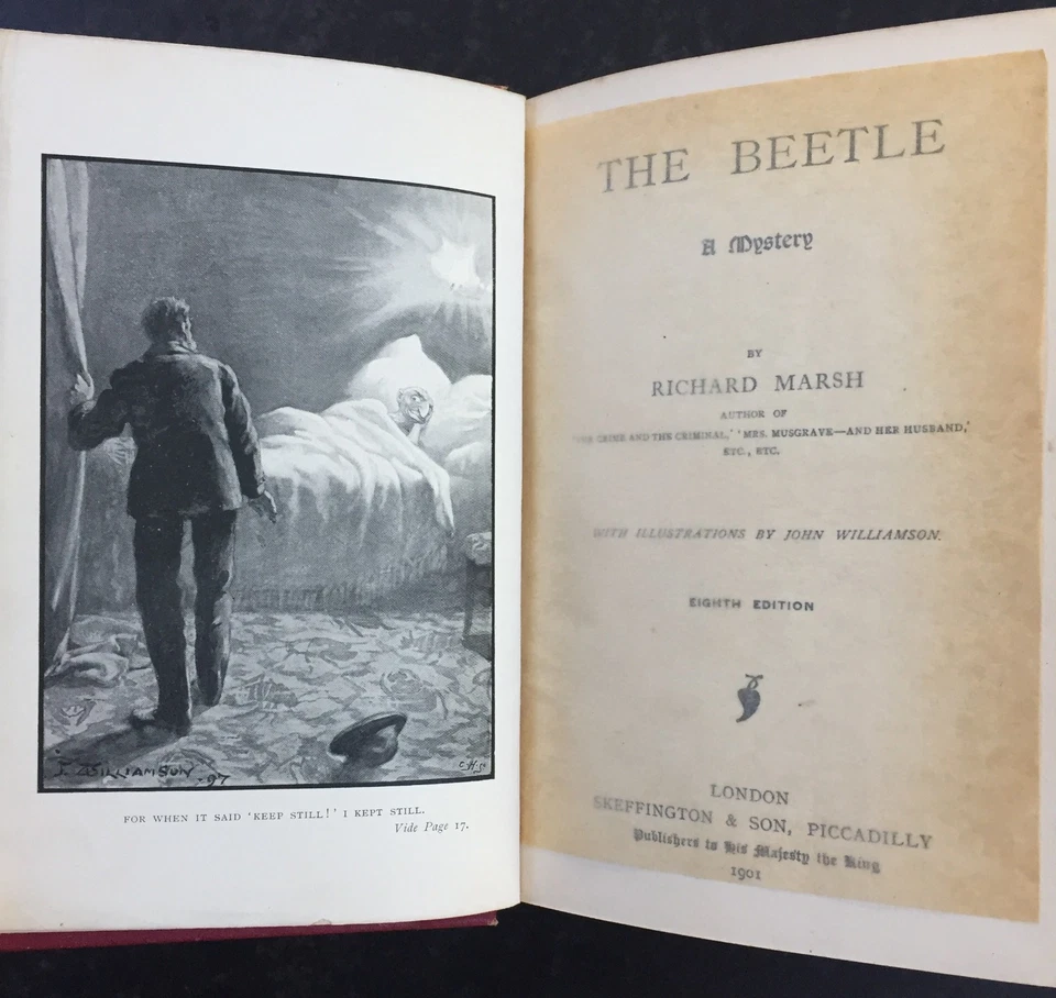 Richard Marsh, The Beetle, A Mystery, 8th UK Edn 1901 same as 1st, Skeffington - Image 2 of 4