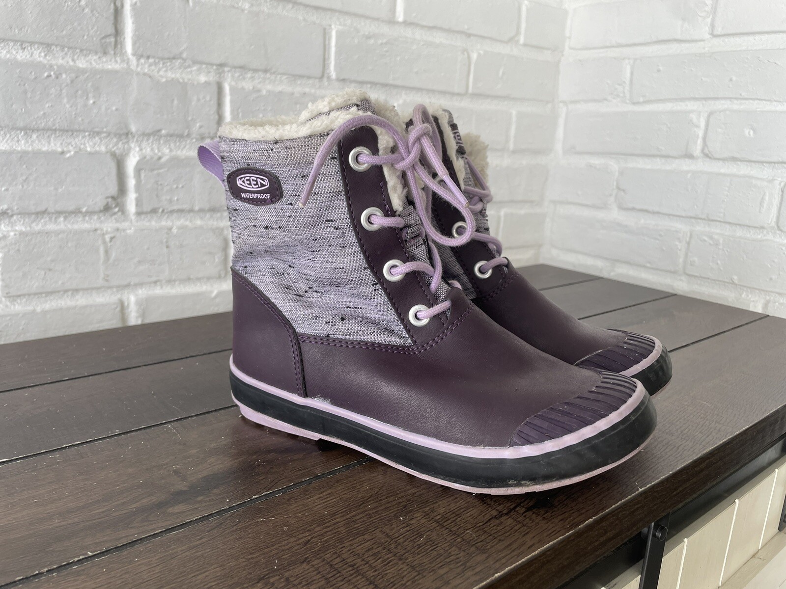 Stivali KEEN giovani ragazze bambini Elsa invernali isolati neve invernali viola taglia 3