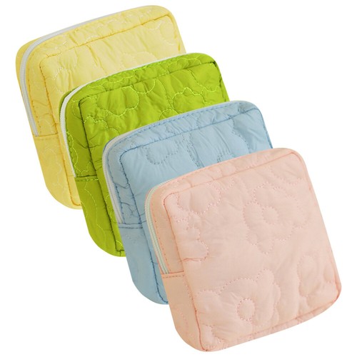 4 Pcs Sanitary Napkin Pack Multi-function Small Bag Lipstick Carrying Bags