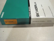 Kobelco SK140SRLC-3  Excavator Factory Parts Manual *Very Nice* Sk140