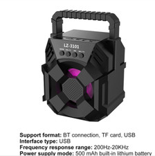 NEW LZ-3101 WIRELESS BLUETOOTH SPEAKER