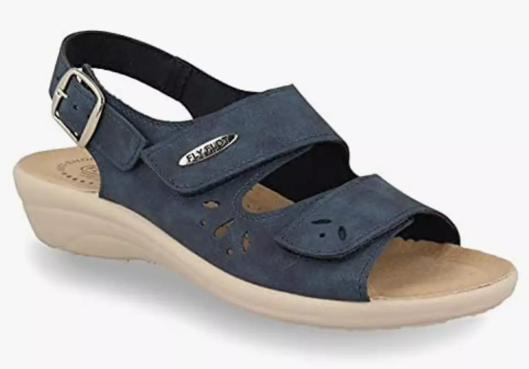 FLY FLOT sandali donna vera pelle tomaia regolabile strappo MADE