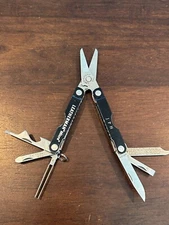 Leatherman Micra Multi-Tool Knife, Scissors - Black Custom name L202