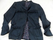 Veste blazer MARC by MARC JACOBS chic bleu à volants taille 8 36/38 TOP BI820