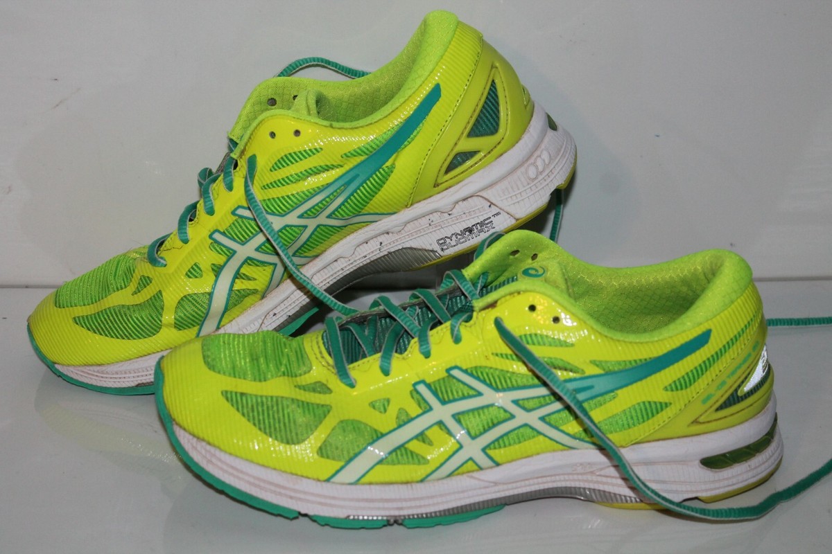 ASICS Gel D5 Trainer 20 Running Shoes, #T578N, Neon/Teal, Womens