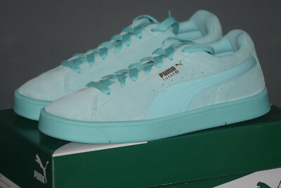 PUMA SUEDE S Wns 364739-03 Damen Sport Freizeit Schuhe Aruba-Blau