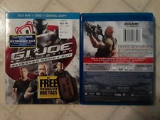 G.I. Joe: Retaliation Blu-ray/DVD/DIGITAL 2013 Extended Action Cut UNRATED 