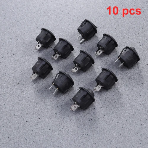 10 Pcs Pcs Rocker Switch 6A 250V Heavy Duty Rocker Latching ON OFF Boat Switch