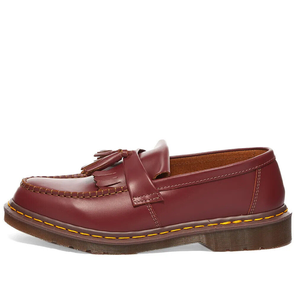 Dr. Martens Adrian Made In England Quilon Oxblood | eBay