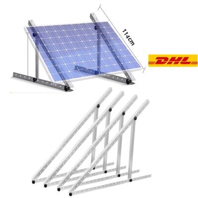 Solarmodul Halterung 114cm 2 Paar für 100W-500W Solarpanel 0-90° Halterung DE