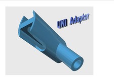 UNI Adapter - connect ISOLITE mouthpieces directly to your suction saliva handle