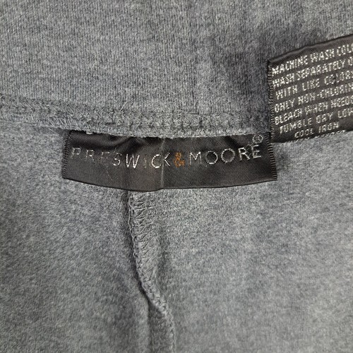PRESWICK & MOORE Casual Pull on Grey Womens Pants Cotton/Spandex Size XL - Picture 5 of 8