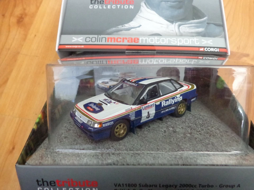 Corgi VA11800 Colin Mcrae Hommage Collection Subaru Legacy 2.0 Turbo Brc 91 & 92 - Photo 2/4