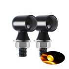 Mini Motorcycle LED Bullet Turn Signals Blinker Light Indicator Amber Lamps New