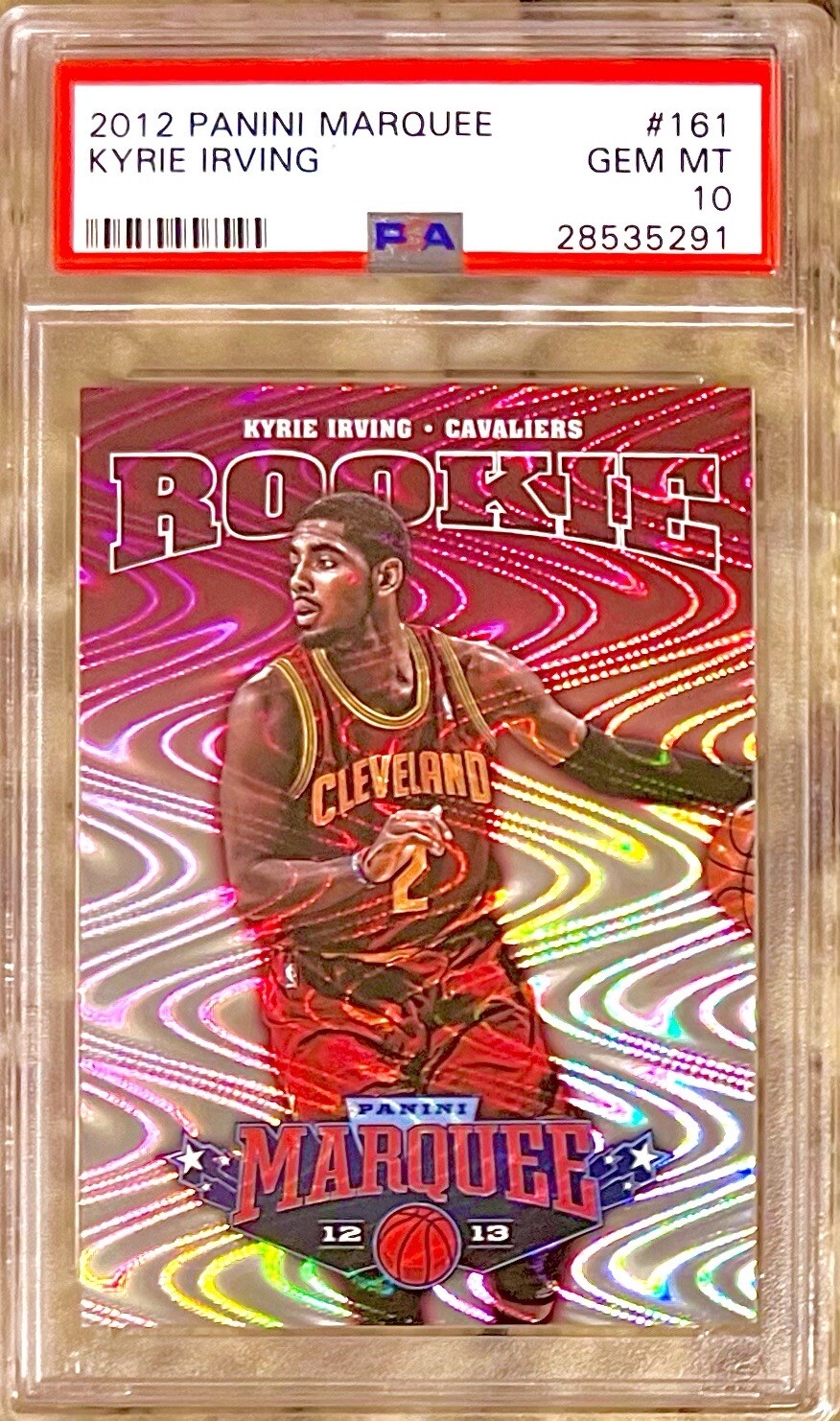 2012 KYRIE IRVING ROOKIE RC PANINI MARQUEE REFRACTOR #161 PSA 10 GEM MINT!