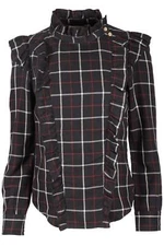 ISABEL MARANT ÉTOILE NAVY COTTON TOP FR 38 UK 10