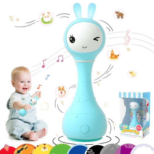 Alilo R1 Smarty - Shake & Tell Rattle w/ Music, Stories and Lullabies, Best Gift - Picture 15 of 32