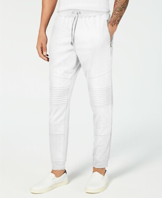 INC International Concepts INC Men's Knit Moto Jogger Pants White 3XL | eBay