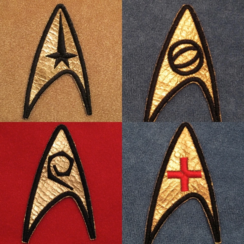 Star Trek TOS Original Series Uniform Insignia Patches - Cosplay Costume Patch