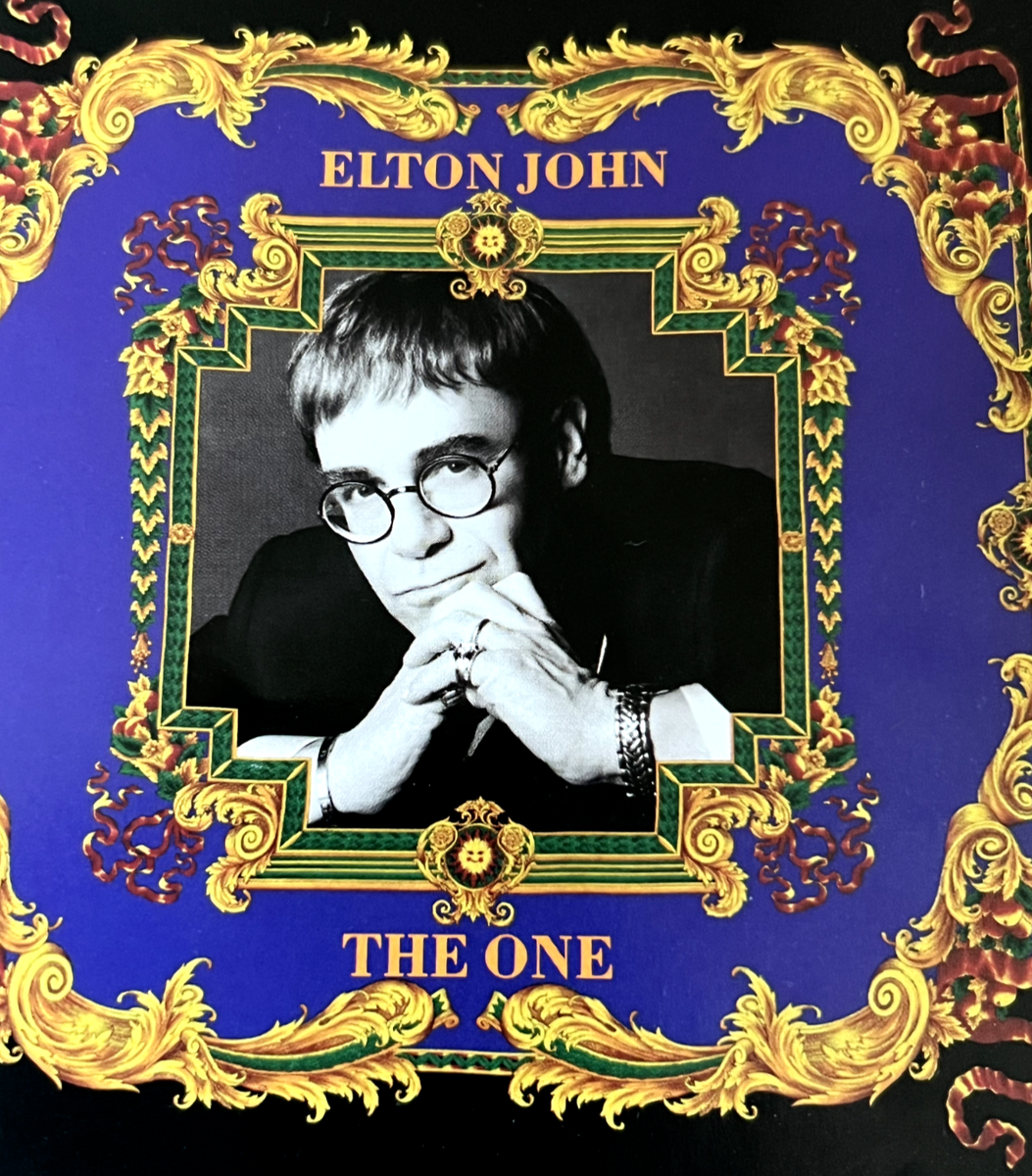 The One by Elton John (CD) artwork by Gianni Versace - VERSACE CD